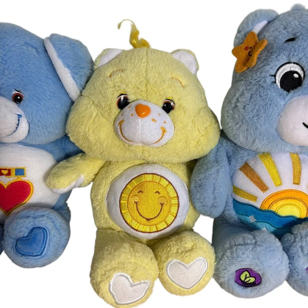 Y2K Care Bears Lot Of 4 Plush 13